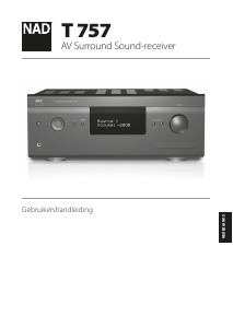 Handleiding NAD T 757 Receiver