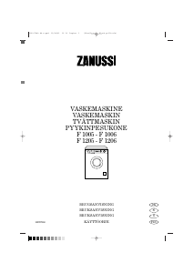 Brugsanvisning Zanussi F 1005 Vaskemaskine
