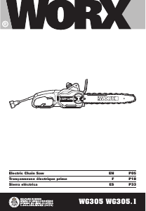 Manual Worx WG305 Chainsaw