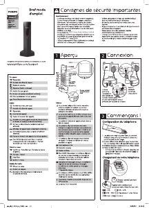 Manual Philips M3551R Wireless Phone