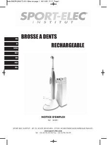 Manual Sport-Elec BADR1 Periuta de dinti electrica