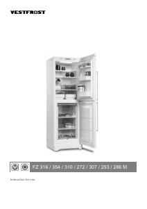 Manual Vestfrost FZ 310 M Fridge Freezer