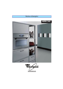 Mode d’emploi Whirlpool AMW 546 WH Micro-onde