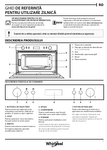Manual Whirlpool AMW 804/IX Cuptor cu microunde