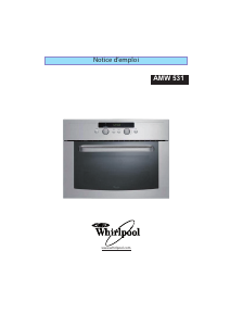 Mode d’emploi Whirlpool AMW 531 NB Micro-onde