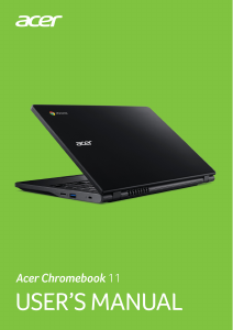 Manual Acer Chromebook 11 C771T Laptop