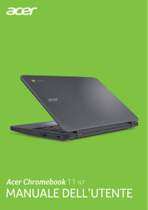 Manuale Acer Chromebook 11 N7 C731T Notebook
