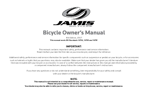 Handleiding Jamis Coda Elite Fiets