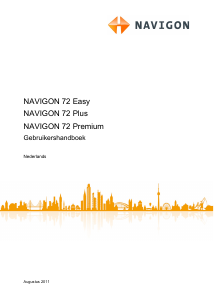 Handleiding NAVIGON 72 Plus Navigatiesysteem