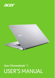 Manual Acer Chromebook 15 CB515-1HT Laptop