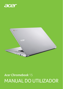 Manual Acer Chromebook 15 CB515-1HT Computador portátil