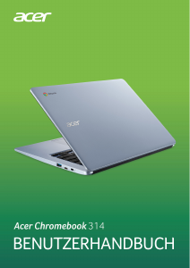 Bedienungsanleitung Acer Chromebook 314 C933T Notebook