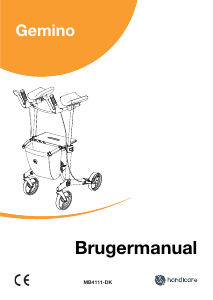 Bedienungsanleitung Handicare Gemino Rollator