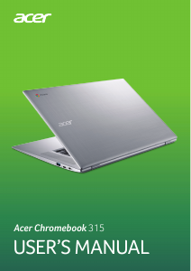 Handleiding Acer Chromebook 315 CB315-2HT Laptop