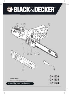 Manual Black and Decker GK1640 Ferăstrăul cu lanţ