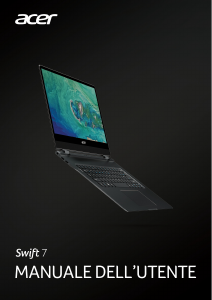 Manuale Acer Swift 7 SF714-51T Notebook