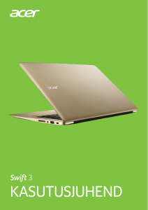 Kasutusjuhend Acer Swift S30-10 Sülearvuti