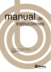 Manual de uso Balay 3BC897XMA Campana extractora