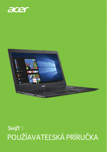 Návod Acer Swift SF114-31 Laptop