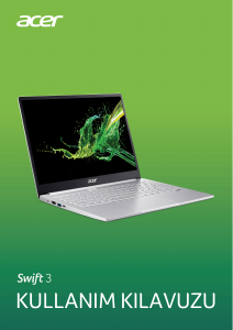 Kullanım kılavuzu Acer Swift SF313-52G Dizüstü bilgisayar