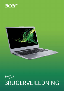 Brugsanvisning Acer Swift SF314-41 Bærbar computer