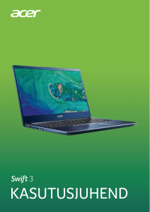 Kasutusjuhend Acer Swift SF314-56G Sülearvuti