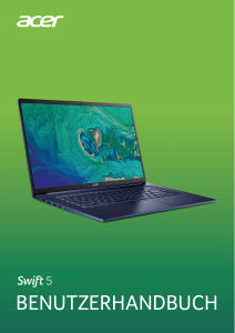Bedienungsanleitung Acer Swift SF515-51T Notebook