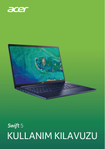 Kullanım kılavuzu Acer Swift SF515-51T Dizüstü bilgisayar