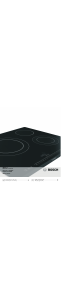 Manual Bosch NKC845P14 Placa