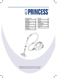 Manual Princess 332936 Black Panther Cyclone Aspirador