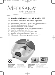 Manual Medisana WBM Foot Bath