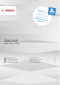 Návod Bosch PCR7A5M90 Pánt
