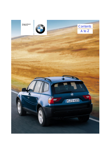 Bruksanvisning BMW X3 3.0i (2003)
