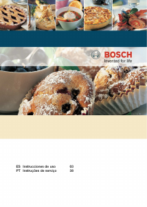 Használati útmutató Bosch PIB675M24E Főzőlap