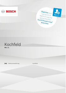 Bedienungsanleitung Bosch PID775DC1E Kochfeld