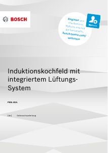 Bedienungsanleitung Bosch PIE811B15E Kochfeld
