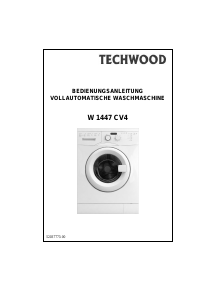 Bedienungsanleitung Techwood W 1447 CV4 Waschmaschine