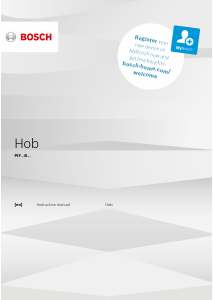 Manual Bosch PIF645BB1E Hob
