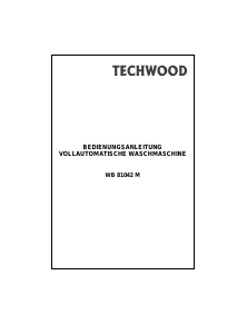 Bedienungsanleitung Techwood WB 81042 M Waschmaschine