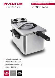 Bedienungsanleitung Inventum GF835 Fritteuse