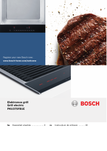 Manual Bosch PKU375FB1E Plită