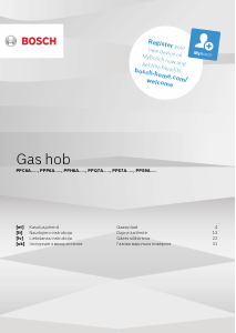 Посібник Bosch PPP6A2M90 Конфорка