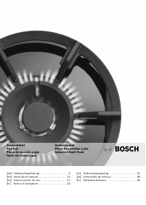 Kullanım kılavuzu Bosch PRS926B70E Ocak