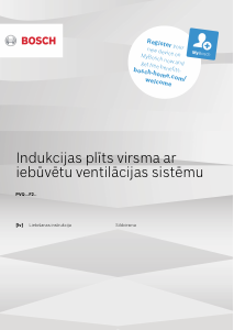 Rokasgrāmata Bosch PVQ821F25E Plīts virsma
