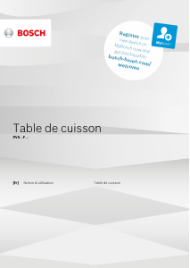 Mode d’emploi Bosch PVS775FB5E Table de cuisson