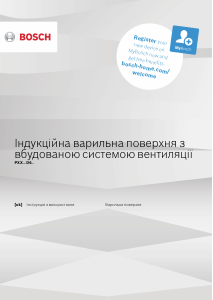 Посібник Bosch PXX801D67E Конфорка