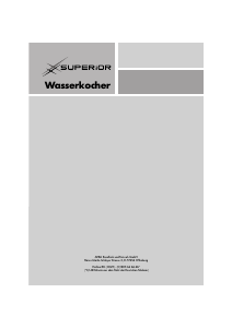 Bedienungsanleitung Superior EL-310 Wasserkocher