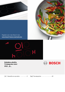 Priročnik Bosch PXY675DE3E Grelna plošča