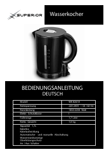 Bedienungsanleitung Superior WK 8261 Wasserkocher