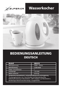 Bedienungsanleitung Superior XB 6618 Wasserkocher
